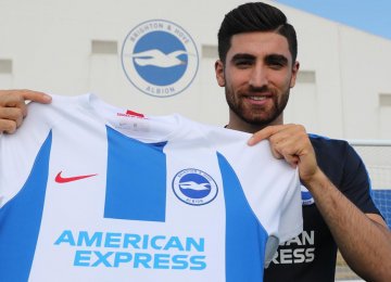 Brighton Breaks Club Transfer Record for Jahanbakhsh