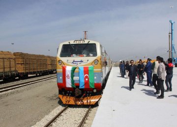 The rail link between Astara in Azerbaijan and the Iranian namesake city was officially opened in a ceremony held on March 29.