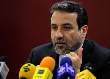 Iranian Deputy Foreign Minister Abbas Araqchi
