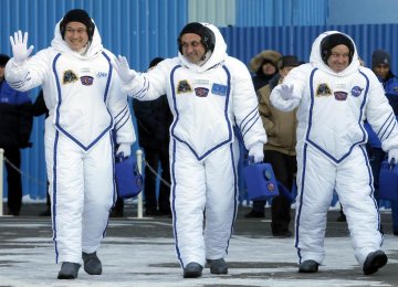 Japanese, Russian, US Crew Blasts Off to Space Station