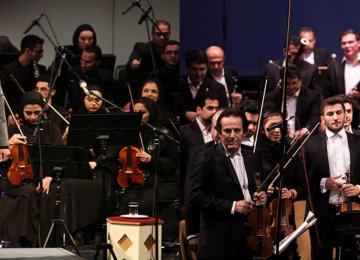 Iran’s National Orchestra conducted by Fereydoun Shahbazian (L), and Tehran Symphony Orchestra by Shahrdad Rouhani are among participating ensembles 