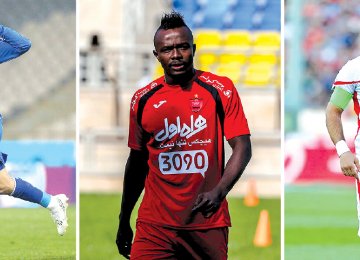 Plaudits for Esteghlal, Persepolis,  Tractor Sazi Players in Asia