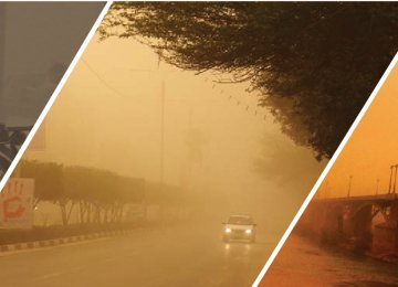 Khuzestan is frequently hit by intense dust storms that cripple the province.