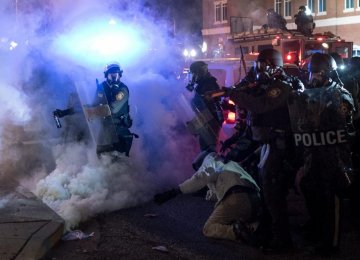 Violent Protests, Building Fires, Looting in Ferguson