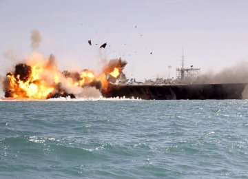 IRGC in Major Naval Drills