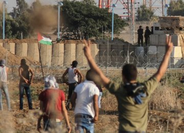 290 Palestinians Injured in Gaza, West Bank