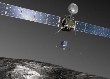 Philae Touches Down on Surface of a Comet