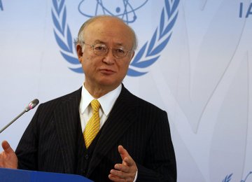IAEA Gives Notice on Enrichment Cap