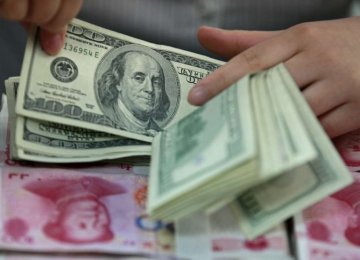 China Forex Reserves Fall for Fifth Straight Month