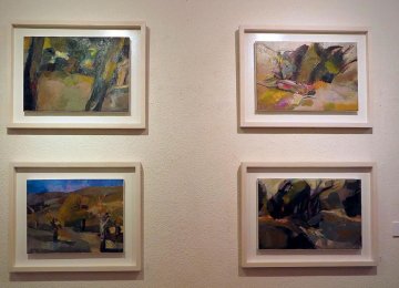 Some of the featured paintings