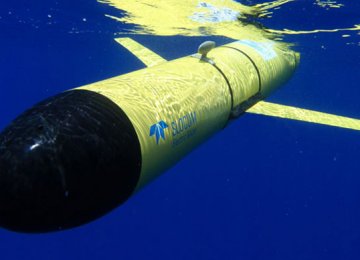 A US Navy buoyancy glider similar to one seized by Chinese forces 