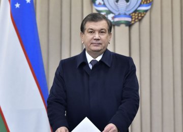 Uzbek president-elect, Shavkat Mirziyoyev