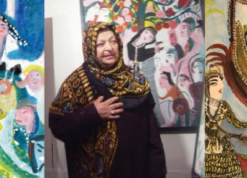 Mokarrameh Ghanbari and her works