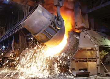 Iran’s steelmaking capacity utilization rate is little over 60%.