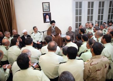 Leader Receives Police Officials 
