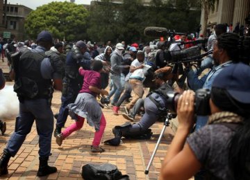 Protests Force S. African University Shutdown