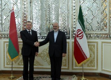 FM, Belarusian Counterpart Discuss Ties  