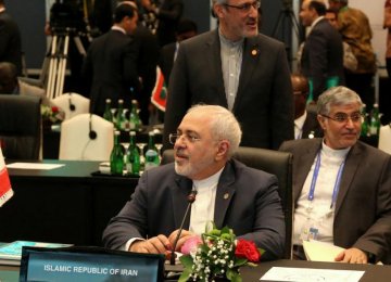 Zarif Attends OIC  Meeting on Palestine