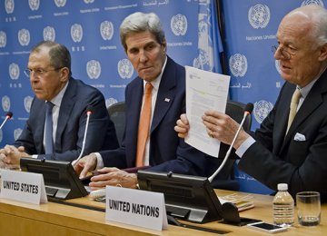 US, Russia Back UN Plan to Restart Syrian Peace Talks