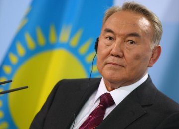 Kazakh President in Iran