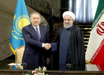 Iran, Kazakhstan Sign Deals Worth $2b