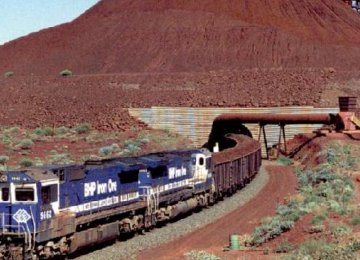 Rise in Aussie Iron Ore Export to China  