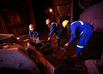 Sishen opencast mine, operated by Kumba Iron Ore, in Sishen, Northern Cape.