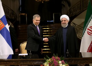 Tehran, Helsinki Agree to Boost Cooperation