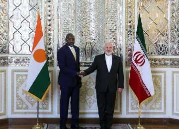 Zarif, Niger Counterpart Discuss Relations 