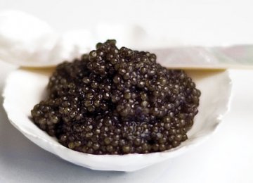 Caviar Export Value Up 22%