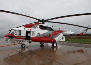 Russian Helicopter Co. Authorizes Service Center in Iran