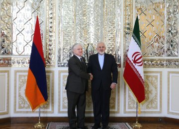Iran, Armenia Reaffirm Regional Peace