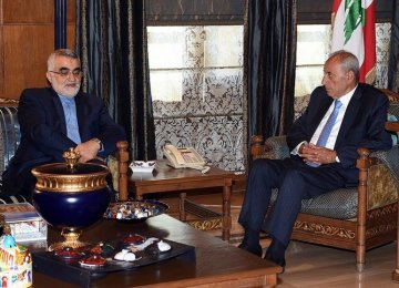 Call for Enhancing Tehran-Beirut Relations