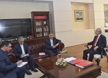 Envoy Meets Turkey’s CHP Chief