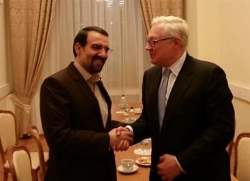 Iranian Envoy, Russian Deputy FM Confer