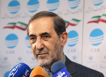 Head of China Academy Meets Velayati