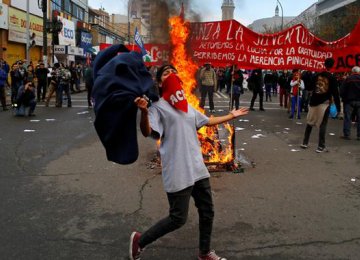 Anti-Gov’t Protests  Held in Chile