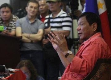 Duterte Declared Philippine President