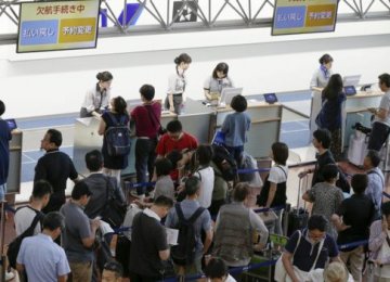 Hundreds of Flights Grounded by Typhoon in Tokyo
