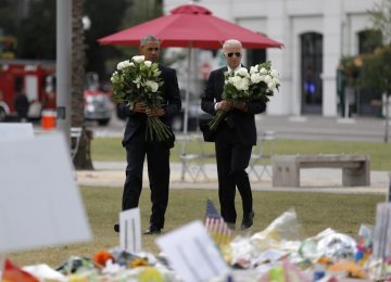Obama Comforts Florida Massacre Survivors