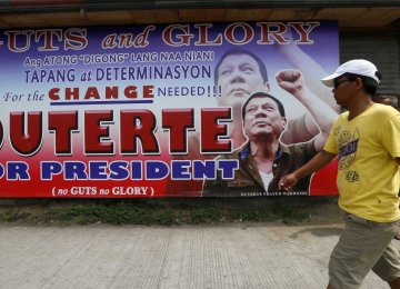 Philippine President-Elect Backs Capital Punishment