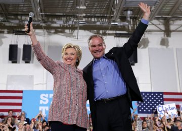 Clinton Picks Tim Kaine as Running Mate
