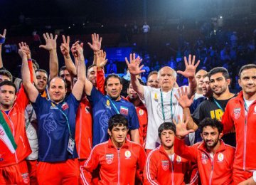 Iran Wins Freestyle Wrestling World Cup