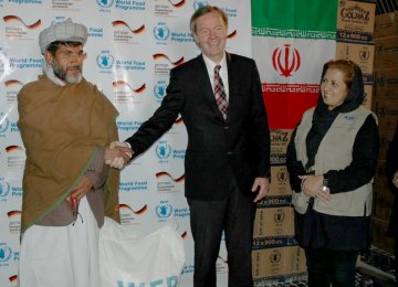 Germany Gives Aid to Refugees in Iran