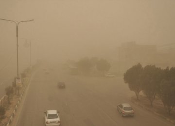 Dust Storms Batter Kurdestan