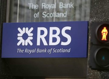 RBS to Impose Negative Rates  on Some Clients