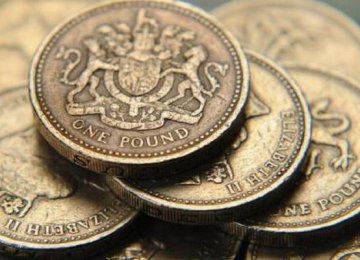 Sterling Slips to 2-Week Low