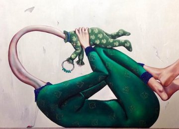 Iranian Artwork in Swiss Gallery