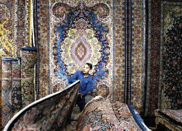 Hand-woven carpets worth $83 million were exported during the first four months of the current Iranian fiscal year.