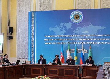 Caspian Littoral States Discuss Draft of Legal Pact 